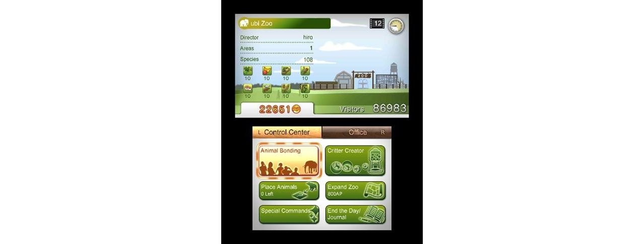 Скриншот игры Zoo Resort 3D для 3ds