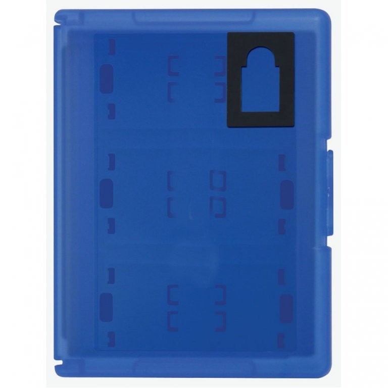 Главное изображение Футляр для хранения 12 игровых флэшкарт PS Vita (синий) для PSVita