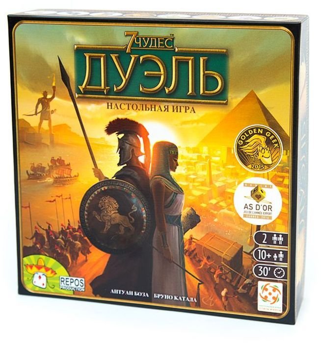 Главное изображение Настольная игра 7 чудес: Дуэль