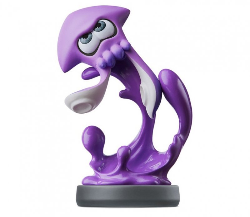 Главное изображение Amiibo Инклинг-кальмар - неоново фиолетовый (Inkling Squid - neon purple) (Splatoon) для 