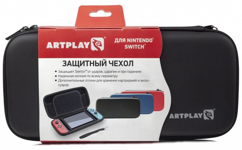 Главное изображение Чехол Artplays для Nintendo Switch черный для Switch