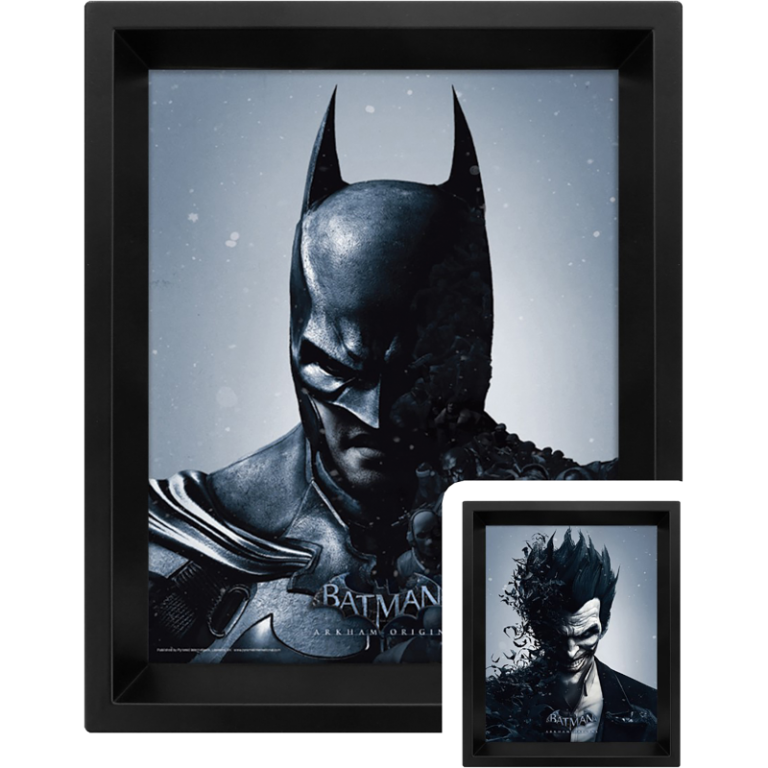 Главное изображение Постер лентикулярный Batman Arkham Origins (Batman/Joker)