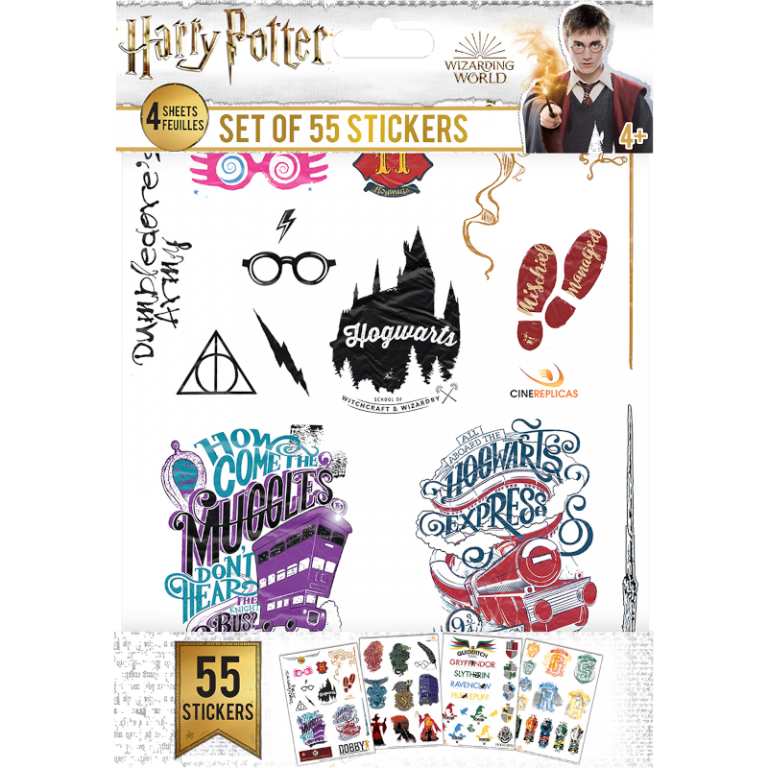 Главное изображение Наклейки Гарри Поттер - набор из 55 шт.