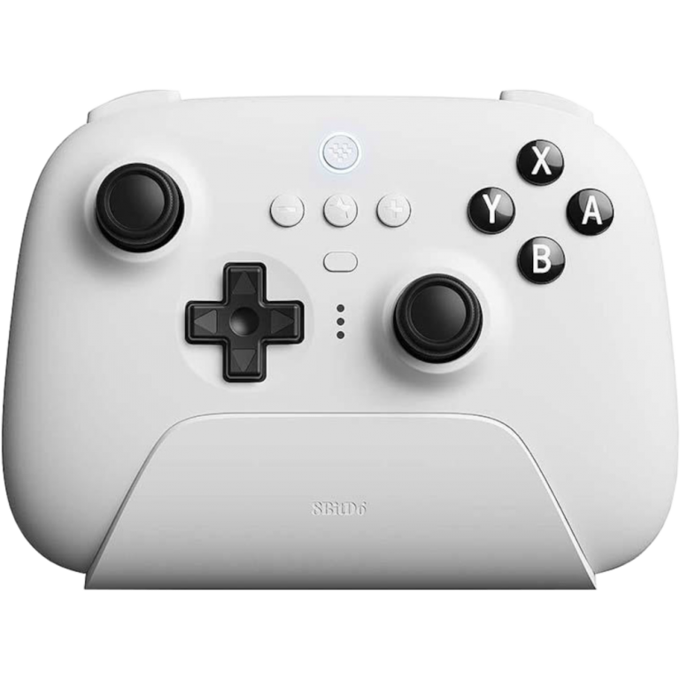 Главное изображение Беспроводной геймпад с док-станцией 8BitDo Ultimate Controller (80NA), белый (Б/У) для Switch