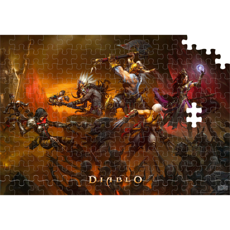 Главное изображение Пазл Diablo Heroes Battle (1000 элементов) (Gaming Series)