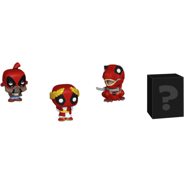 Главное изображение Фигурка Funko Bitty POP! Marvel: Deadpool: Dinopool + Barista + Roman Senator + Mystery (4 Pack)