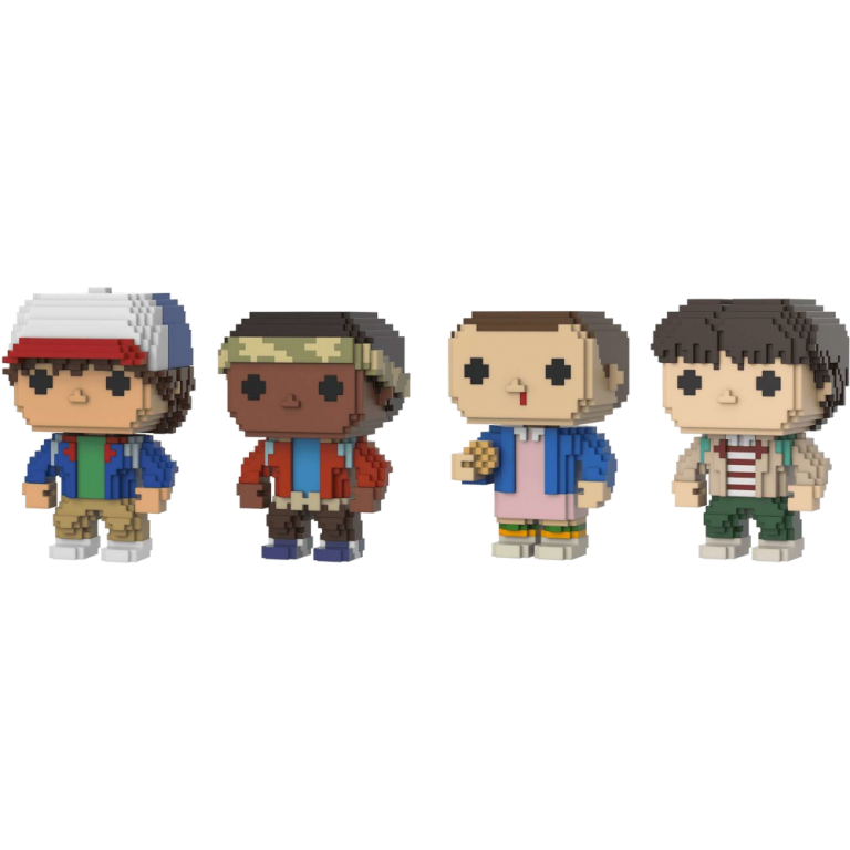 Главное изображение Фигурка Funko POP! 8-Bit: Stranger Things: Eleven with Eggos/Mike/Dustin/Lucas (4 Pack)