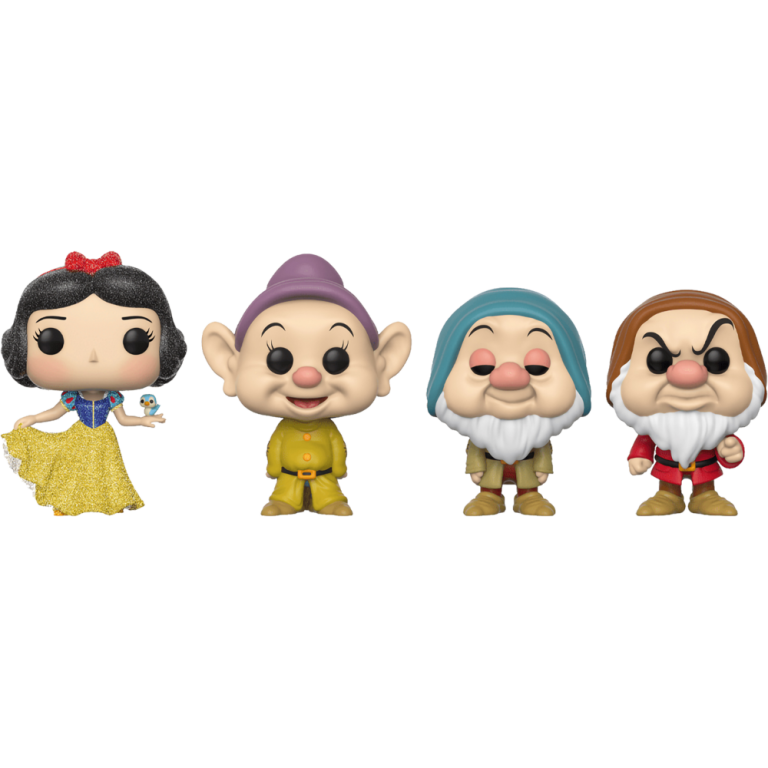Главное изображение Фигурка Funko POP! Disney: Snow White: Snow White(DGLT)/Dopey/Sleepy/Grumpy (4 Pack)