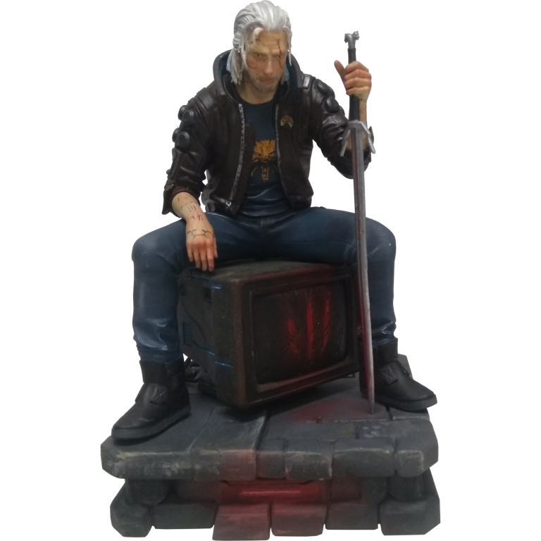 Главное изображение Фигурка Геральт киберпанк - Geralt of Rivia Cyberpunk (13,5 см.)