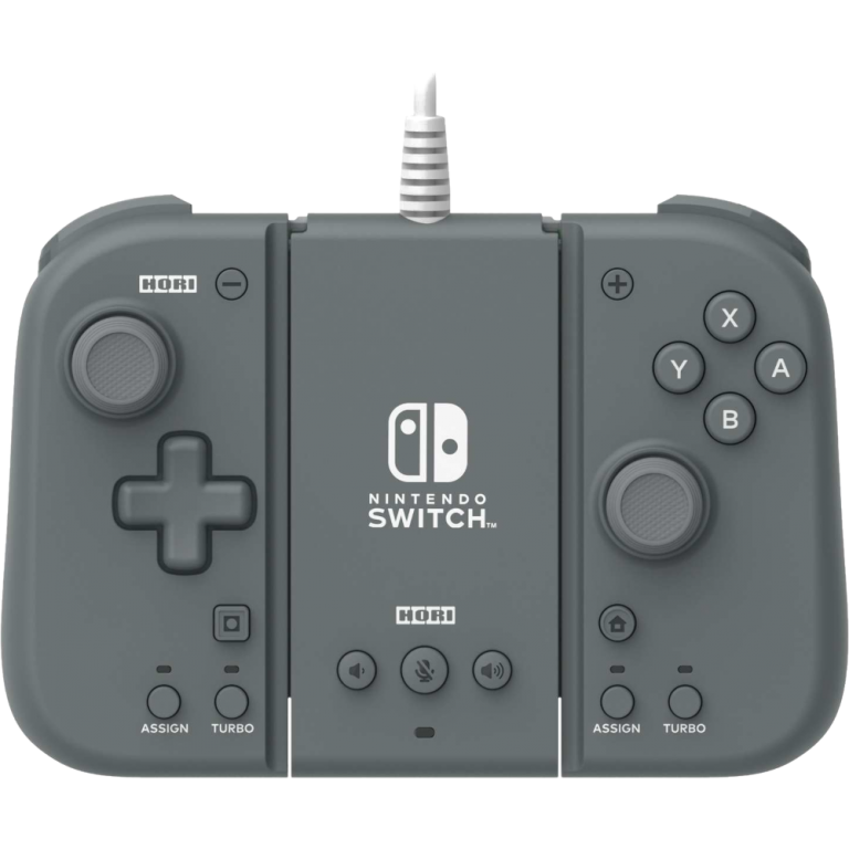 Главное изображение Hori Split Pad Compact Attachment Set - Slate Grey (NSW-426U) для Switch