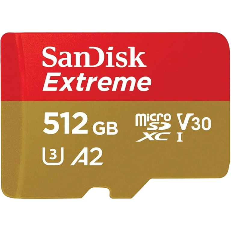 Главное изображение Карта памяти MicroSD 512GB SanDisk Class 10 Extreme (R/W 190/130 MB/s) + SD адаптер для Switch