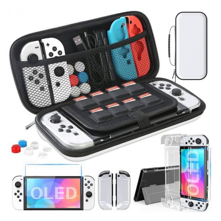 Главное изображение Набор аксессуаров для Nintendo Switch OLED 9 in 1 Accessory Kit для Switch