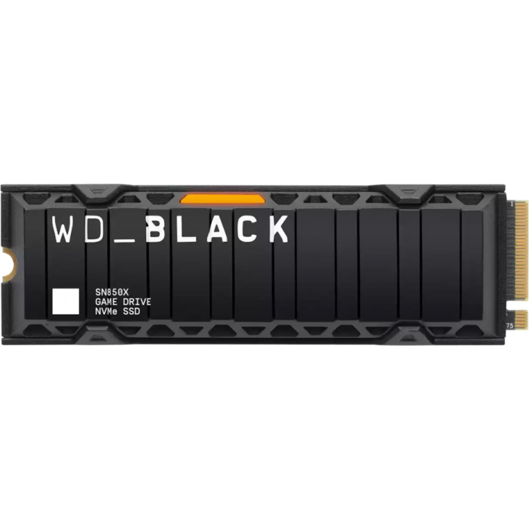 Главное изображение Твердотельный накопитель NVMe SSD 2TB WD_BLACK (SN850X) с радиатором * для Ps5