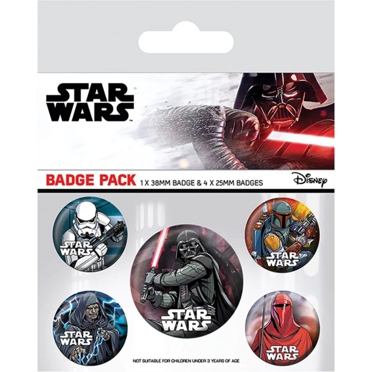 Главное изображение Набор значков Star Wars: Dark Side (5 шт.)