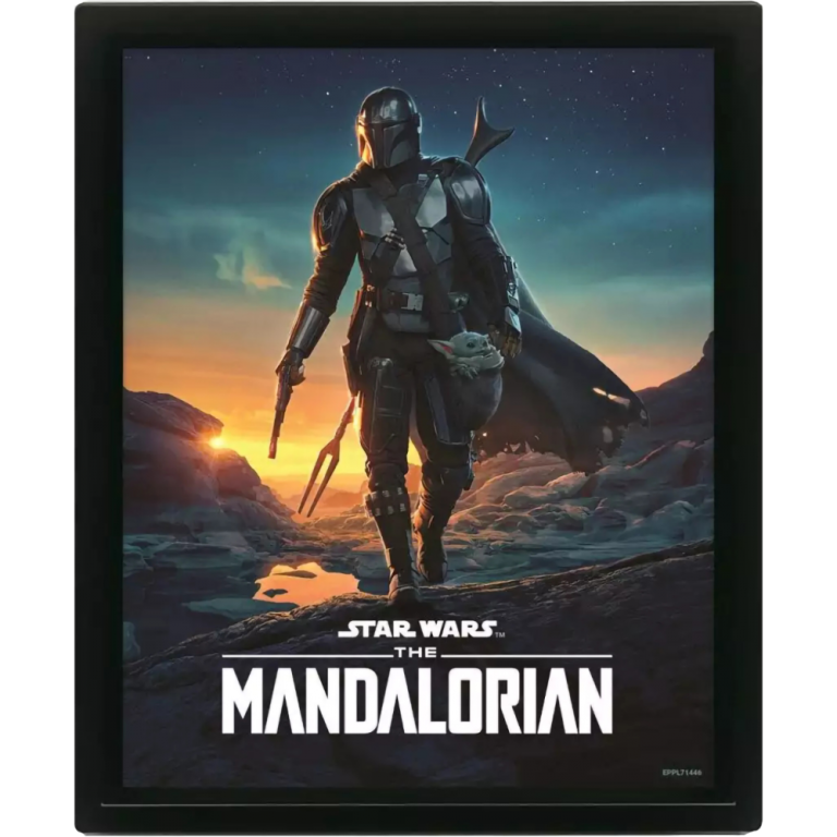 Главное изображение Постер лентикулярный Star Wars: The Mandalorian (Nightfall)