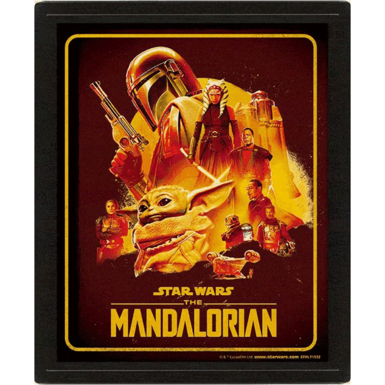 Главное изображение Постер лентикулярный Star Wars: The Mandalorian S2 (Montage)
