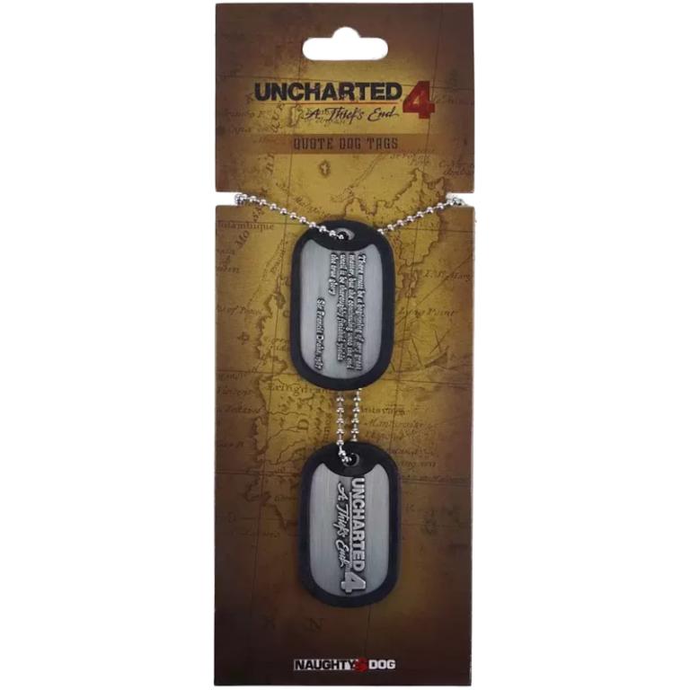 Главное изображение Жетоны Uncharted 4: A Thiefs End - Quote Dog Tags