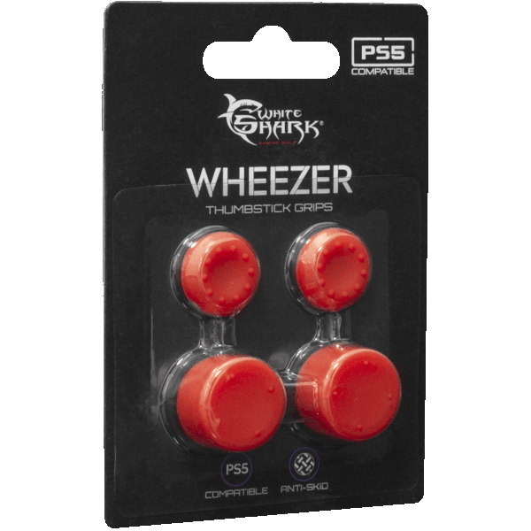 Главное изображение Накладки на стики White Shark: Wheezer Thumbstick Grips (red) для Ps5