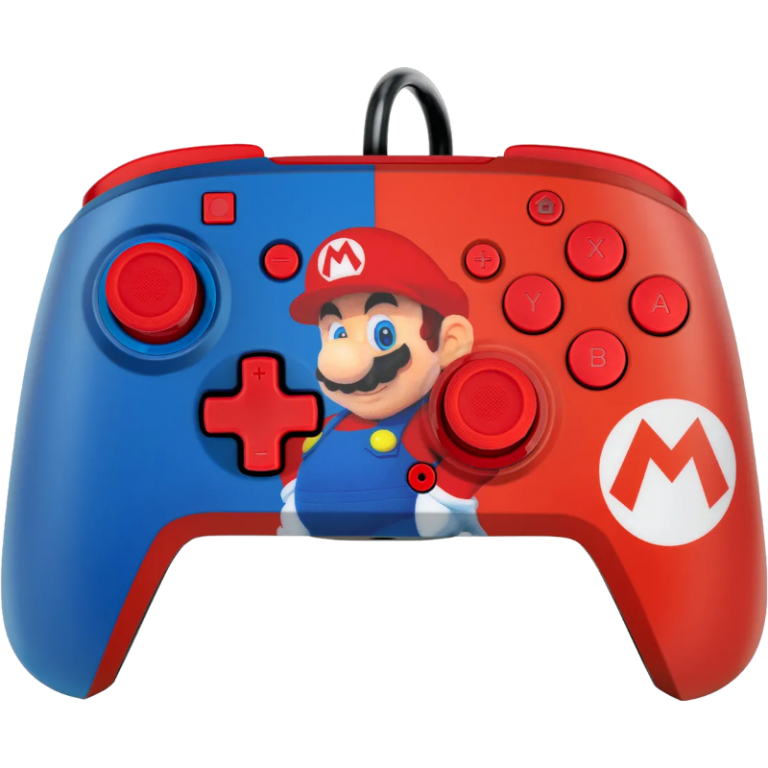 Главное изображение Проводной Джойстик Faceoff™ Deluxe+ Audio Wired Controller - Mario для Switch