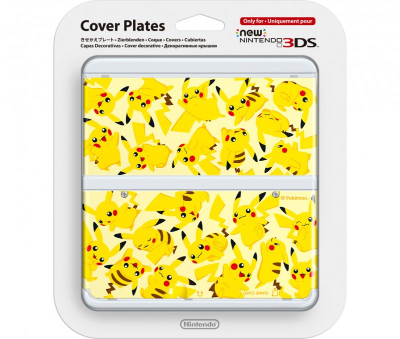 Главное изображение Faceplate (лицевая панель) New Nintendo 3DS (Pikachu) для 3ds