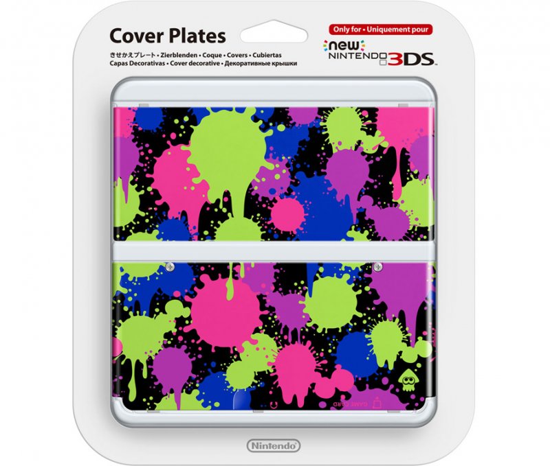 Главное изображение Faceplate (лицевая панель) New Nintendo 3DS (Splatoon) для 3ds