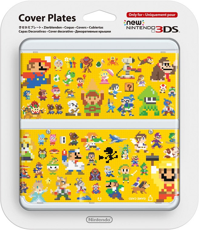Главное изображение Faceplate (лицевая панель) New Nintendo 3DS (Super Mario Maker Pixel amiibo) для 3DS