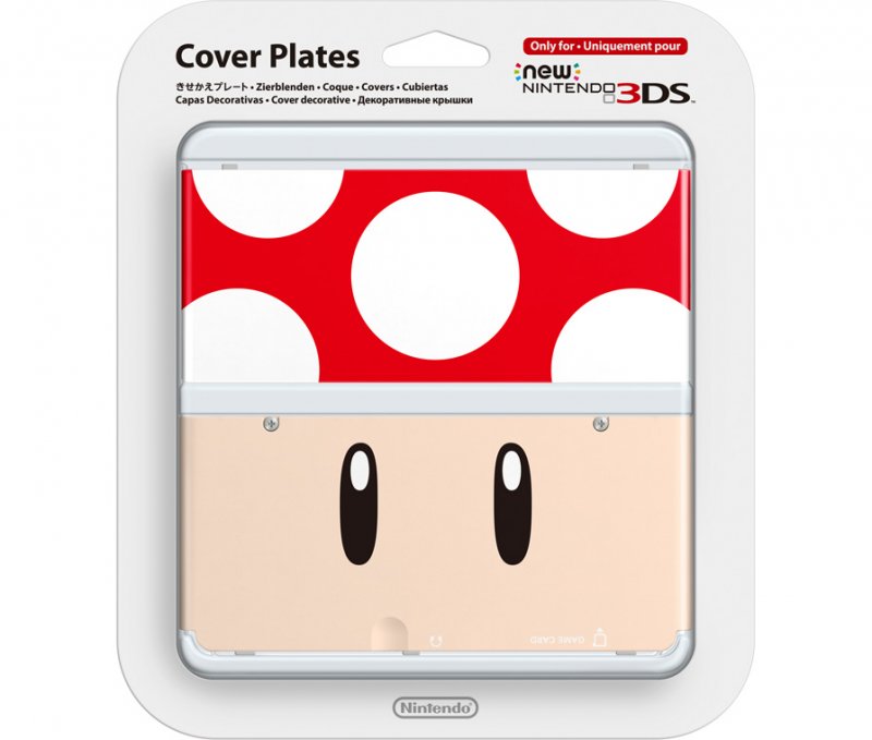 Главное изображение Faceplate (лицевая панель) New Nintendo 3DS (Красный гриб) для 3ds