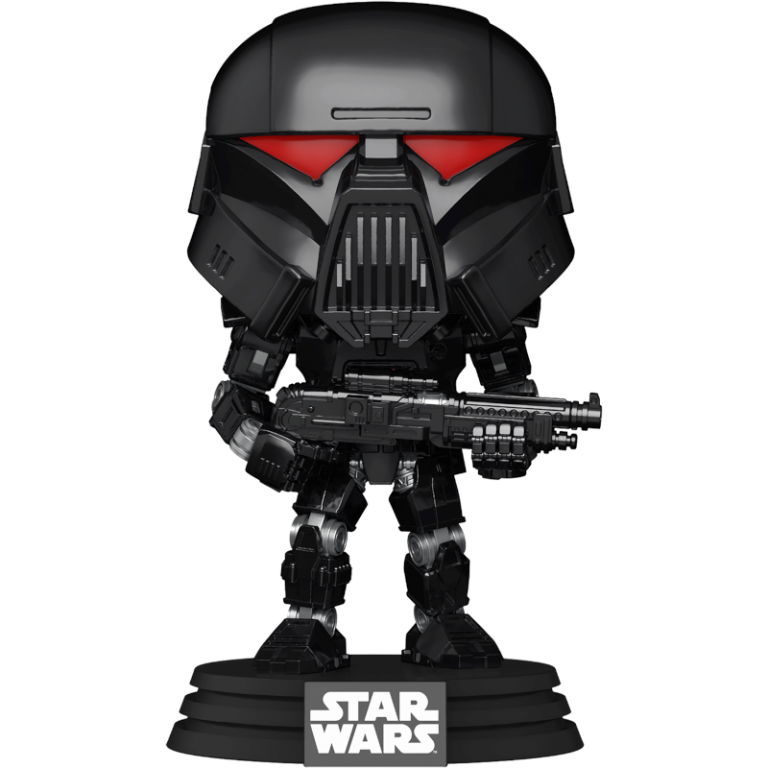 Главное изображение Фигурка Funko POP! Bobble: Star Wars: Mandalorian: Dark Trooper #466