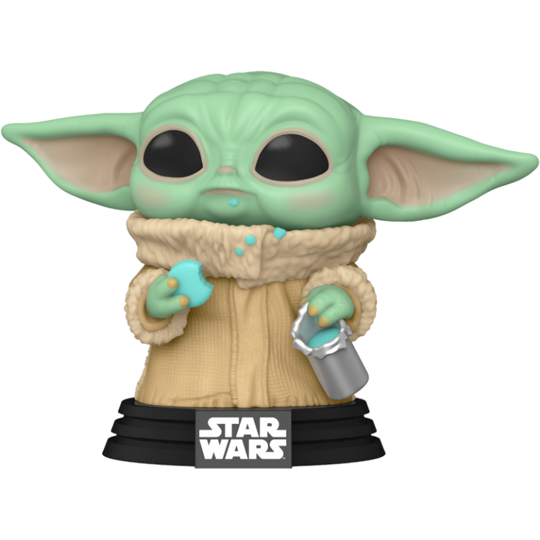 Главное изображение Фигурка Funko POP! Bobble: Star Wars: Mandalorian: Grogu with Cookies #465