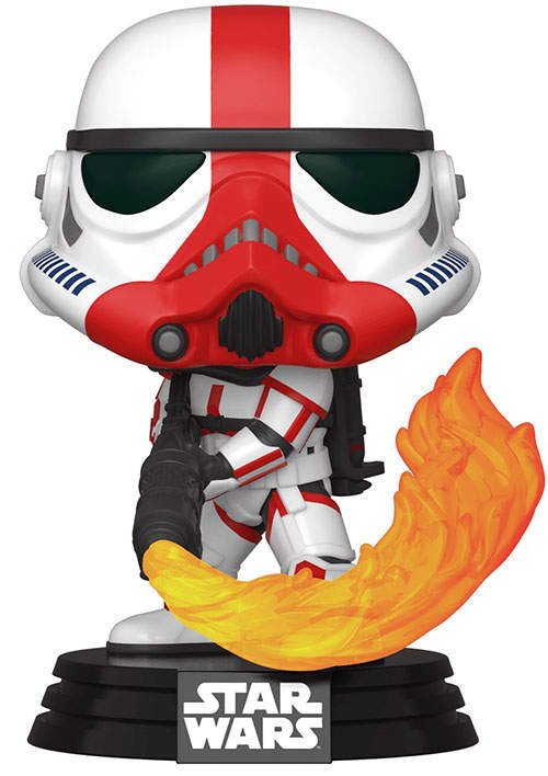 Главное изображение Фигурка Funko POP! Bobble: Star Wars: Mandalorian: Incinerator Stormtrooper #350