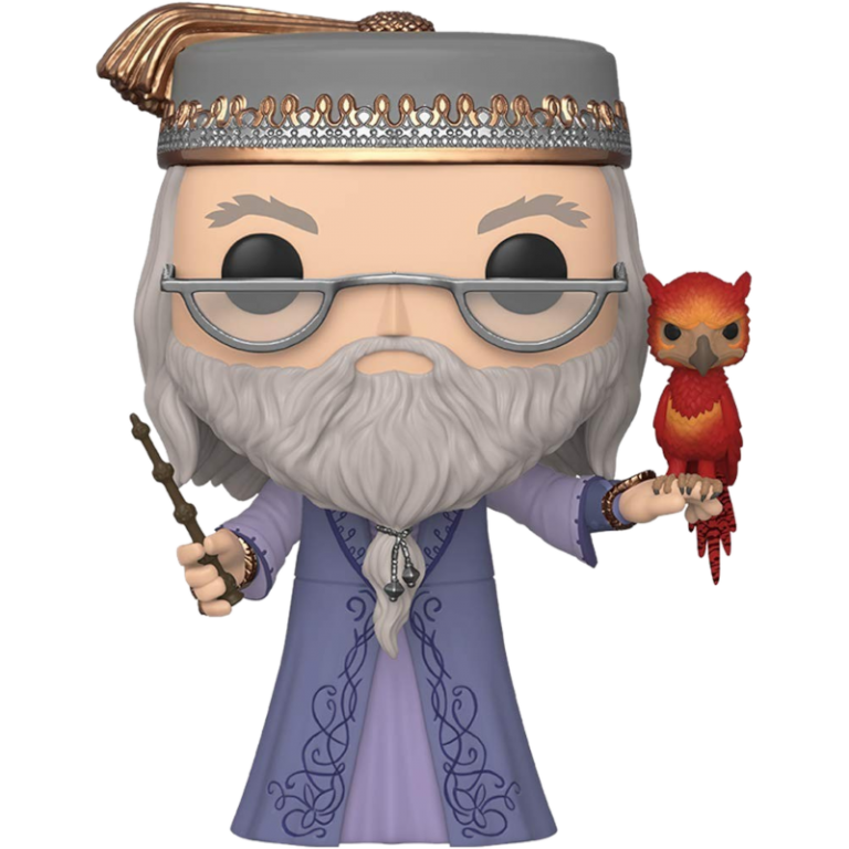 Главное изображение Фигурка Funko POP! Vinyl: Harry Potter: 10 Albus Dumbledore with Fawkes #110 (25,5 см.)