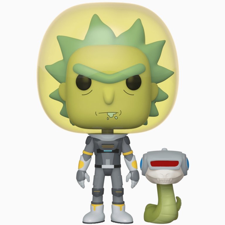Главное изображение Фигурка Funko POP! Vinyl: Rick & Morty: Space Suit Rick with snake #689
