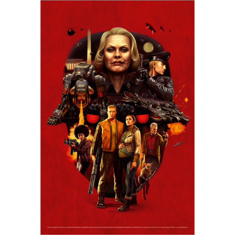 Главное изображение Постер Gaya Poster: Wolfenstein 2: Face of Death