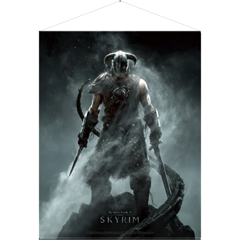 Главное изображение Тканевый постер Gaya Wall Scroll: Skyrim Dragonborn (100 x 77 см)