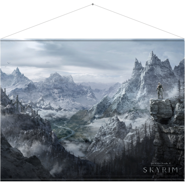 Главное изображение Тканевый постер Gaya Wall Scroll: Skyrim Valley (100 x 77 см)