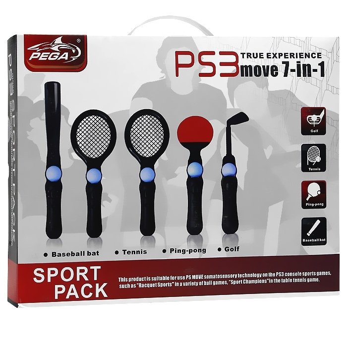 Главное изображение Hабор аксессуаров 7 в 1 Sport Pack для Move для Ps3