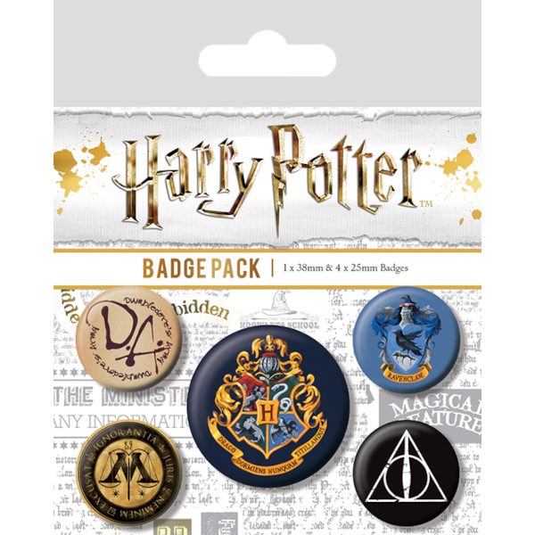 Главное изображение Набор значков Harry Potter: Hogwarts (5 шт.)