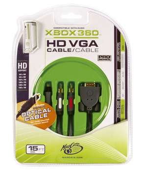 Главное изображение HD VGA кабель + оптический кабель (Длина: 5 метров) для Xbox360