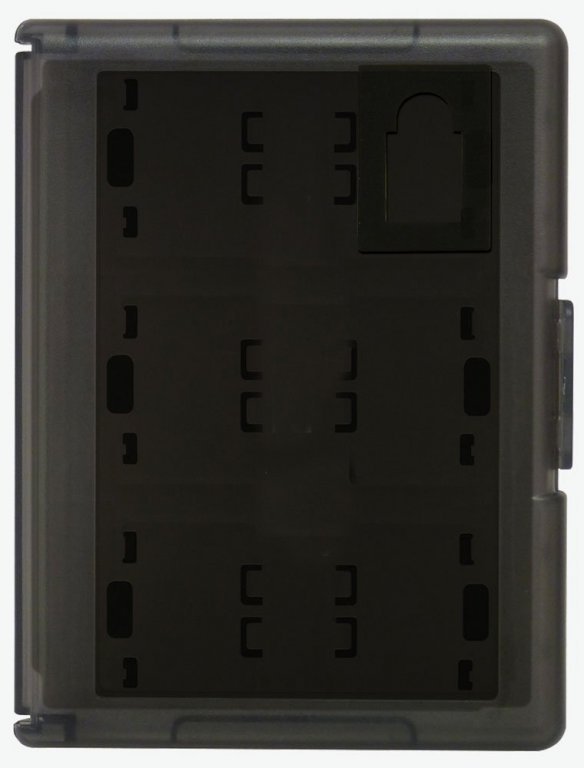 Главное изображение Hori Футляр для хранения 12 игровых карт PS Vita, чёрный (Б/У) для 