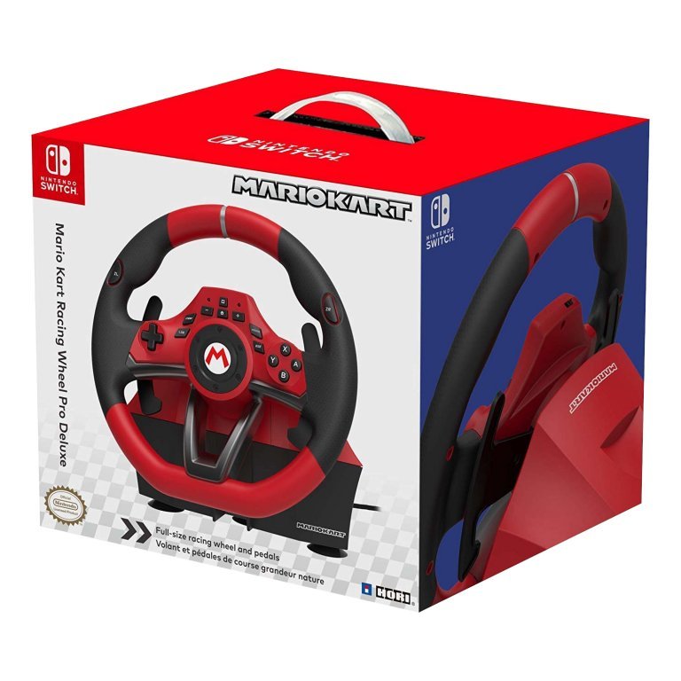 Главное изображение Hori Mario Kart Racing Wheel Pro Deluxe (NSW-228U) для Switch