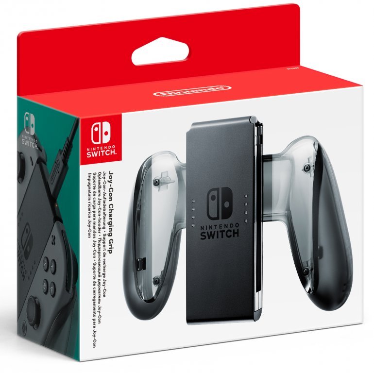 Главное изображение Подзаряжающий держатель Joy-Con (Charging Grip) NSwitсh для Switch