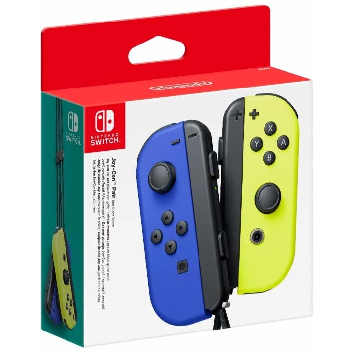 Главное изображение Joy-Con Pair (Neon Blue / Neon Yellow) для Switch