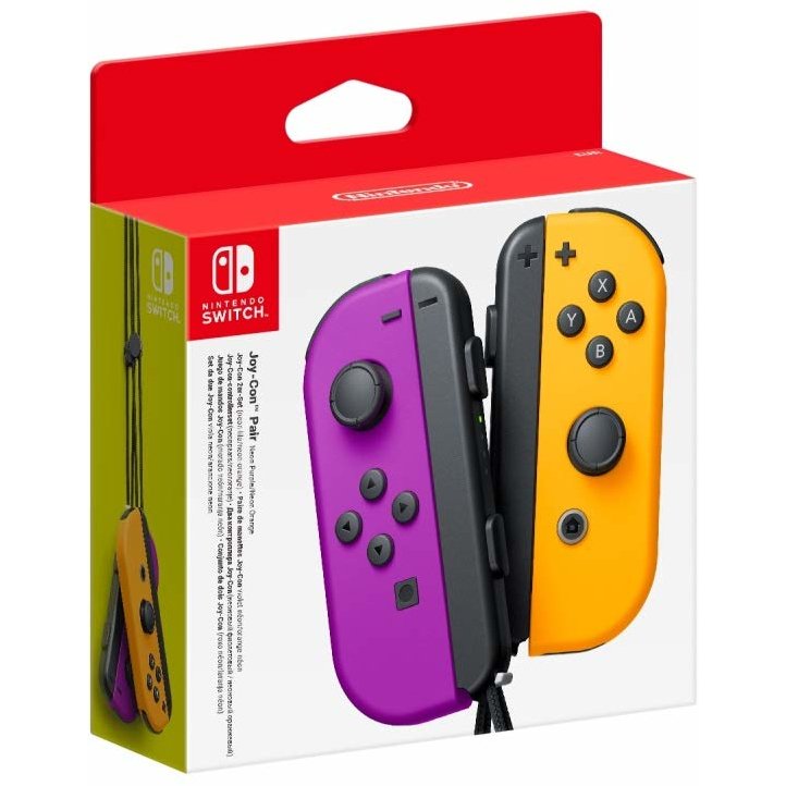 Главное изображение Joy-Con Pair (Neon Purple / Neon Orange) для Switch