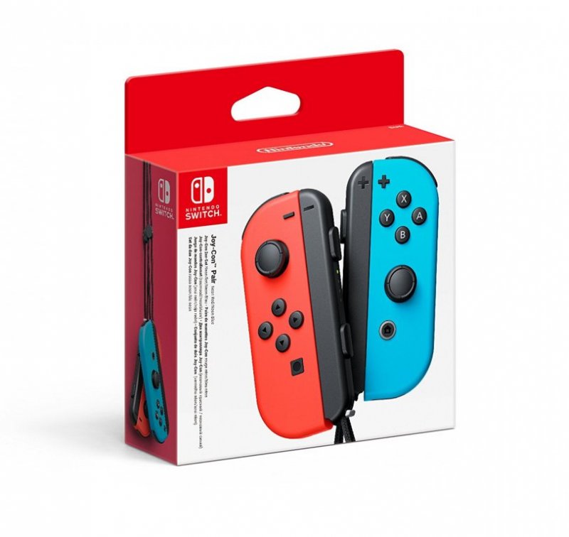 Главное изображение Joy-Con Pair (Neon Red/Neon Blue) для Switch