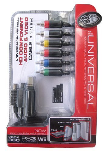 Главное изображение Кабель компонентный 1,8м (Universal Component Cable: MadCatz) для Ps3
