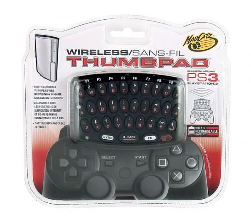 Главное изображение Клавиатура беспроводная (PS3 Wireless ThumbPad: MadCatz) для Ps3