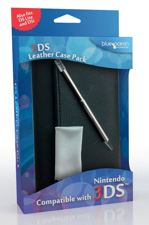 Главное изображение Кожаный чехол для Nintendo 3DS + стилус для 3ds