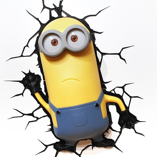 Главное изображение Декоративный LED светильник 3D-Light-FX (3D Minions Kevin)