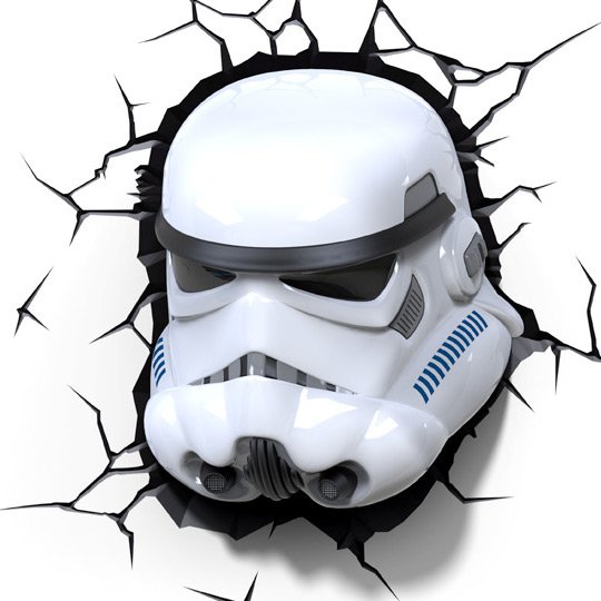 Главное изображение Декоративный LED светильник 3D-Light-FX (3D Star Wars - Stormtrooper)