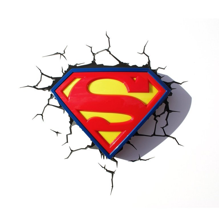 Главное изображение Декоративный LED светильник 3D-Light-FX (3D Warner Bros. Superman Shield)
